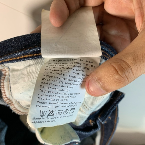 Naked and famous slim straight fit jeans - Picture 13 of 14